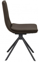 Karmstol \'Lowell\' Drejbar - Brun