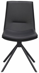Karmstol \'Lowell\' Drejbar - Sort