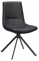 Karmstol \'Lowell\' Drejbar - Sort