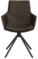 Karmstol \'Lowell\' Drejbar - Brun