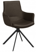 Karmstol \'Lowell\' Drejbar - Brun