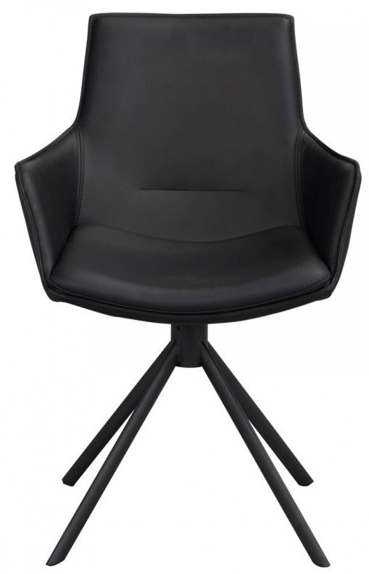 Karmstol \'Lowell\' Drejbar - Sort i gruppen Rum / Stue hos Reforma (120261)