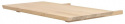 Tilläggsskiva \'Carradale\' 50x100cm - Hvidpigmenteret