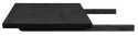 Tilläggsskiva \'Carradale\' 50x100cm - Sort