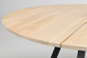 Matbord \'Carradale\' Rund 150cm - Hvidpigmenteret/V-ben