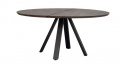 Matbord \'Carradale\' Rund 150cm - Brun/V-ben