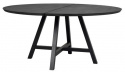 Matbord \'Carradale\' Rund 150cm - Sort/X-ben