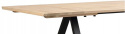 Matbord \'Carradale\' 220x100cm - Hvidpigmenteret/A-ben