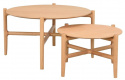 Soffbord \'Holton\' Rund 80cm - Natur