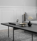 Soffbord \'Shelton\' 145x60cm - Sort