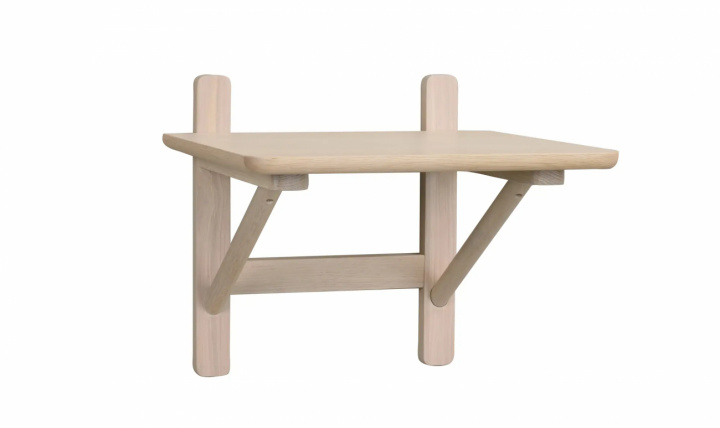 Sängbord \'Camrose\' - Natur/Hvid i gruppen Møbler / Bord / Sengeborde hos Reforma (120436)