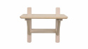 Sängbord \'Camrose\' - Natur/Hvid