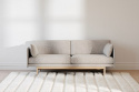 Sofa \'Hammond\' 2-sæde - Grå/Natur