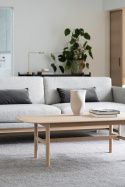 Sofa \'Hammond\' 2-sæde - Grå/Natur