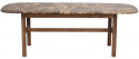Sofabord \'Hammond\' 135x62cm - Brun/Marmor
