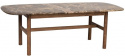 Sofabord \'Hammond\' 135x62cm - Brun/Marmor