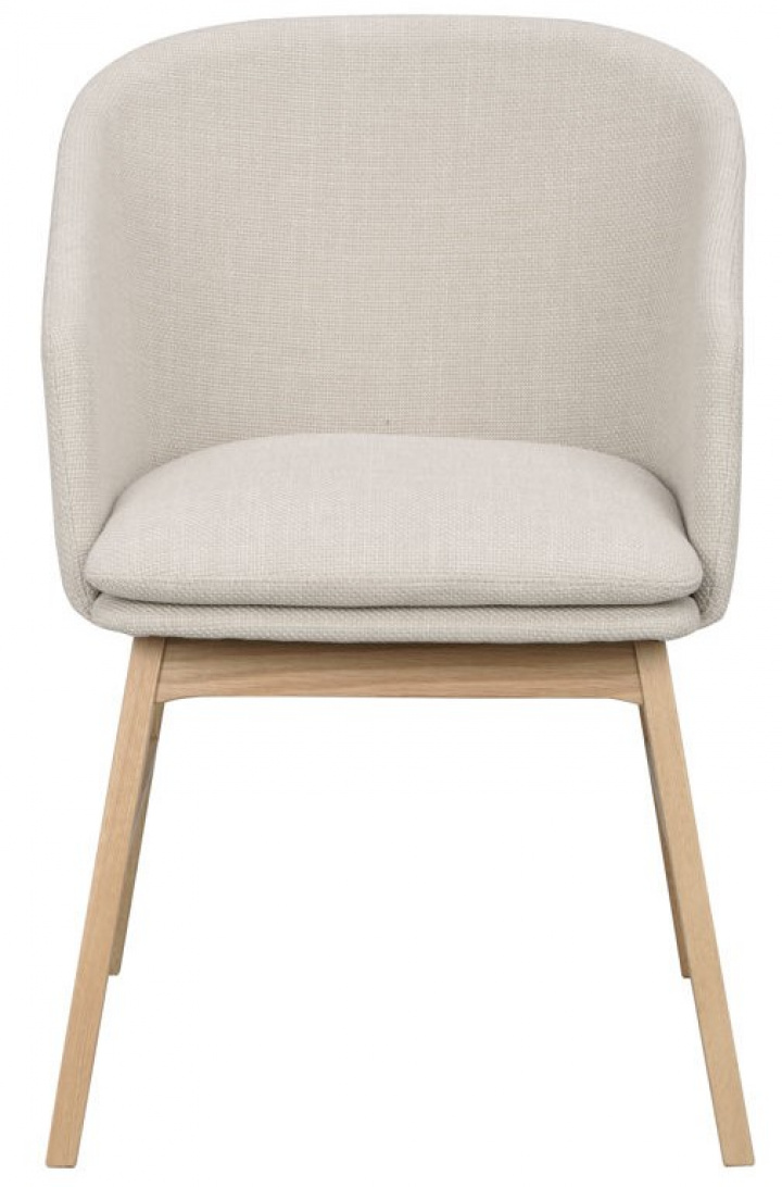 Armlænestol \'Windham\' - Beige/Eg i gruppen Møbler / Sidde møbler / Stole hos Reforma (120664)