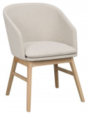 Armlænestol \'Windham\' - Beige/Eg