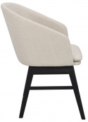 Armlænestol \'Windham\' - Beige/Sort