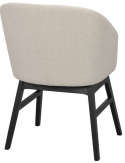 Armlænestol \'Windham\' - Beige/Sort