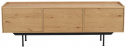 Tv-Bænk \'Brewerton\' - Eg/Sort