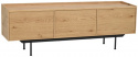 Tv-Bænk \'Brewerton\' - Eg/Sort