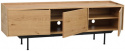 Tv-Bænk \'Brewerton\' - Eg/Sort