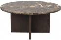 Sofabord \'Brooksville\' Rund 90cm - Brun