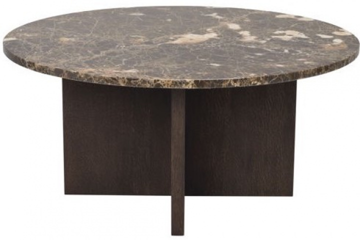 Sofabord \'Brooksville\' Rund 90cm - Brun i gruppen Møbler / Bord / Sofabord hos Reforma (120786)