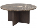 Sofabord \'Brooksville\' Rund 90cm - Brun