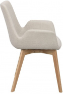 Armlænestol \'Drimsdale\' - Beige/Eg