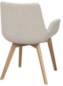Armlænestol \'Drimsdale\' - Beige/Eg