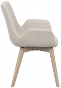 Armlænestol \'Drimsdale\' - Beige/Hvidpigmenteret