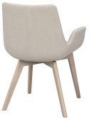 Armlænestol \'Drimsdale\' - Beige/Hvidpigmenteret