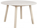 Spisebord \'Taransay\' Rund 125cm - Beige/ Hvidpigmenteret