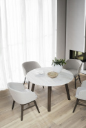 Spisebord \'Taransay\' Rund 125cm - Beige/Brun