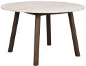 Spisebord \'Taransay\' Rund 125cm - Beige/Brun