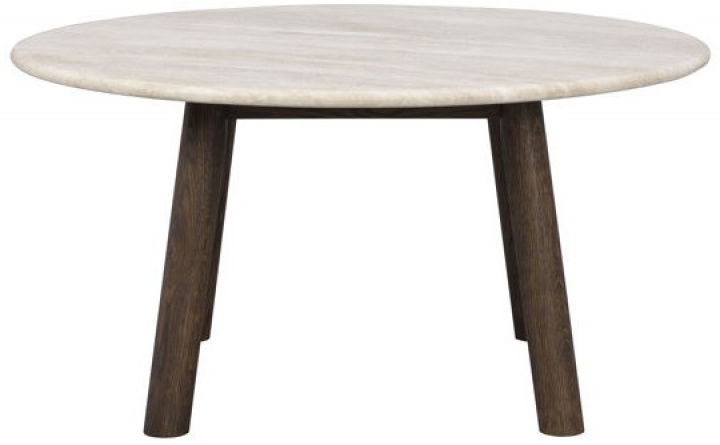 Sofabord \'Taransay\' Rund 90cm - Beige/Brun i gruppen Møbler / Bord / Sofabord hos Reforma (120845)