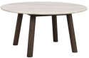Sofabord \'Taransay\' Rund 90cm - Beige/Brun