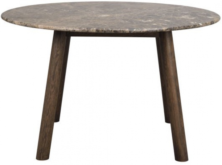 Spisebord \'Taransay\' Rund 125cm - Brun i gruppen Møbler / Bord / Runde spiseborde hos Reforma (120863)