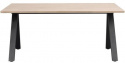 Spisebord \'Carradale\' 170x100cm - Hvidpigmenteret/V-ben