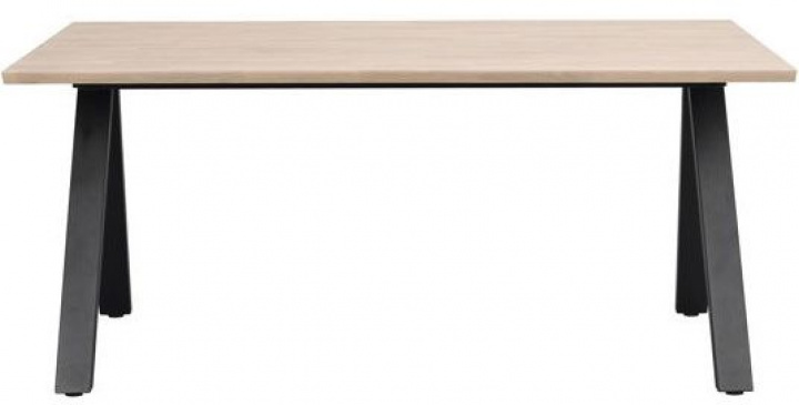 Spisebord \'Carradale\' 170x100cm - Hvidpigmenteret/V-ben i gruppen Møbler / Bord / Spisebord hos Reforma (120880)