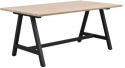 Spisebord \'Carradale\' 170x100cm - Hvidpigmenteret/A-ben
