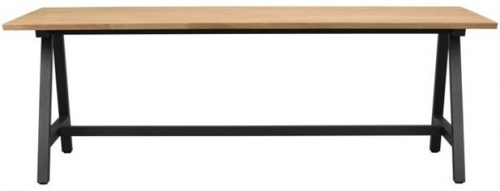 Spisebord \'Carradale\' 220x100cm - Eg/A-ben i gruppen Møbler / Bord / Spisebord hos Reforma (120897)