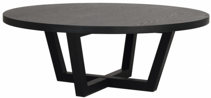 Sofabord \'Boxford\' Rund 110cm - Sort eg i gruppen Møbler / Bord / Sofabord hos Reforma (121019)