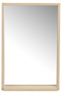 Spejl \'Hillmond\' 60x40cm - Lys eg