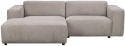 3-personers sofa \'Willard\' Chaise Long V - Beige