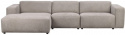 4-personers sofa \'Willard\' Chaise Long V - Beige