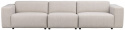4-personers sofa \'Willard\' - Lysbeige