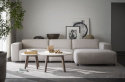 4-personers sofa \'Willard\' chaise longue H - Lys beige